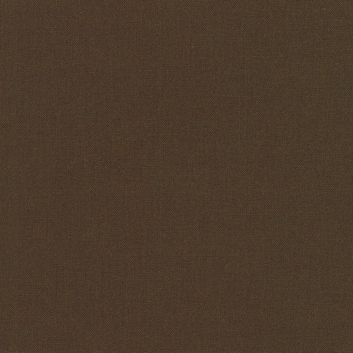 Chocolate Kona Solid Cotton by Robert Kaufman - Sold By 1/4yd