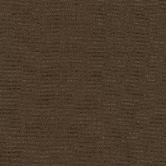 Chocolate Kona Solid Cotton by Robert Kaufman - Sold By 1/4yd