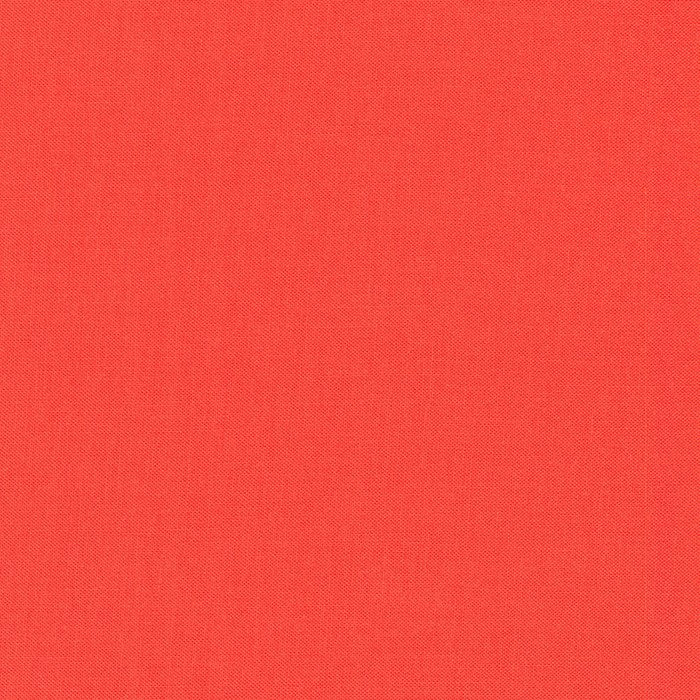 Coral Kona Solid Cotton by Robert Kaufman - Sold By 1/4yd
