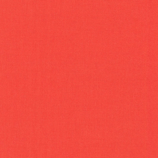 Coral Kona Solid Cotton by Robert Kaufman - Sold By 1/4yd