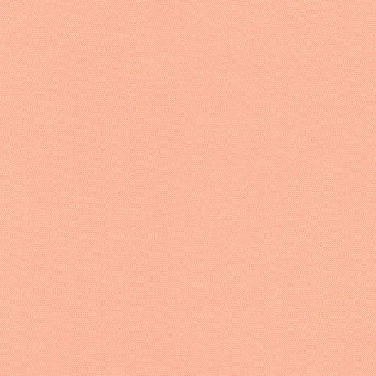 Peach Kona Solid Cotton by Robert Kaufman - Sold By 1/4yd