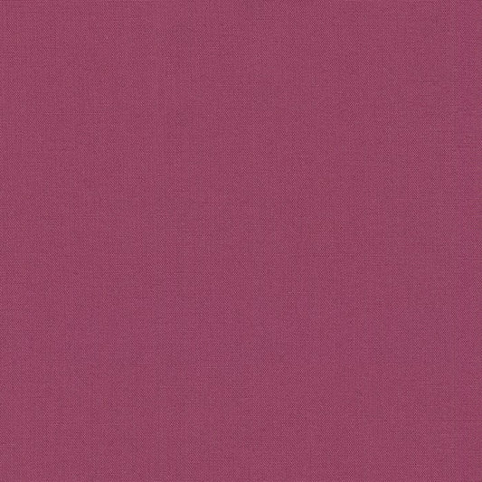 Plum Kona Solid Cotton by Robert Kaufman - Sold By 1/4yd