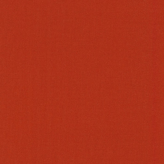 Paprika Kona Solid Cotton by Robert Kaufman - Sold By 1/4yd