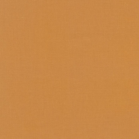 Caramel Kona Solid Cotton by Robert Kaufman - Sold By 1/4yd