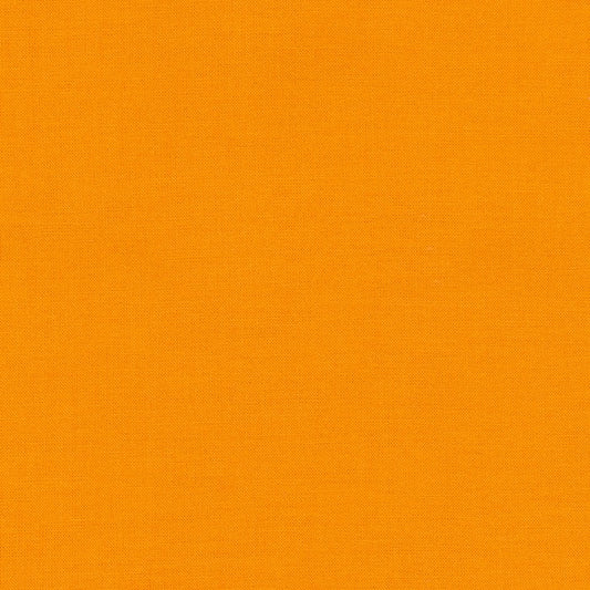 Nacho Cheese Kona Solid Cotton by Robert Kaufman - Sold By 1/4yd