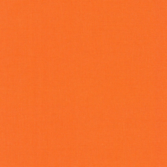 Carrot Kona Solid Cotton by Robert Kaufman - Sold By 1/4yd
