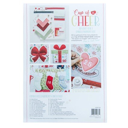 Kimber Bell Cup Of Cheer Advent Embellishment Kit