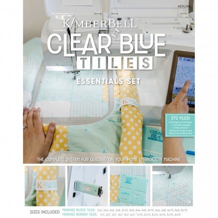 Kimberbell Clear Blue Tiles Essentials Template Set