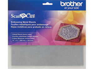 Brother Embossing Metal Sheets Silver