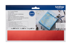 Brother Red Foil Transfer Sheets