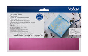 Brother Pink Foil Transfer Sheets