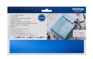 Brother Blue Foil Transfer Sheets