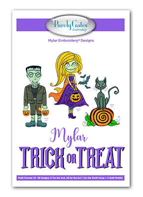 Purely Gates Mylar Trick or Treat