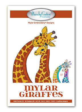 Purely Gates Mylar Giraffes