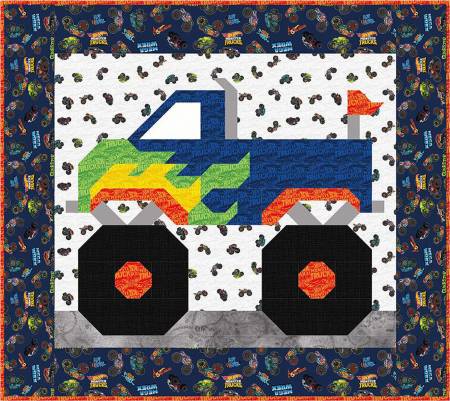 Monster Truck Pattern By Lisa Muilenburg