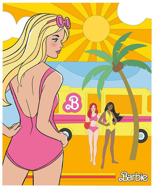 Malibu Barbie™ Fun in the Sun Panel by Riley Blake - Sold by Panel