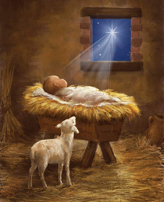 Picture a Christmas Manger by Riley Blake - Sold By Panel