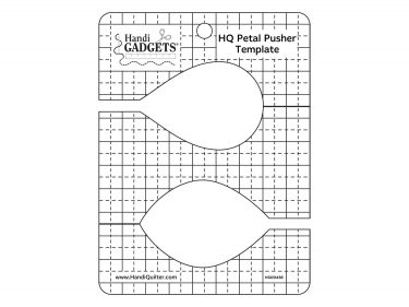 HQ Petal Pusher Template Ruler