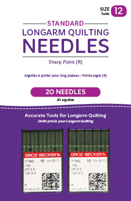 Handi Quilter Standard Longarm Needles Size 12 - 2 Pack