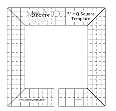 Handi Quilter 3" Square Template Ruler