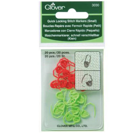 Quick Locking Stitch Markers SM - Clover