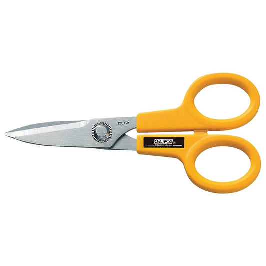 5-Inch SCS-1 Serrated-Edge Stainless Steel Scissors - Olfa