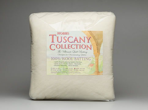 Batting Hobbs Tuscany 100% Wool 96" Wide - sold in inches