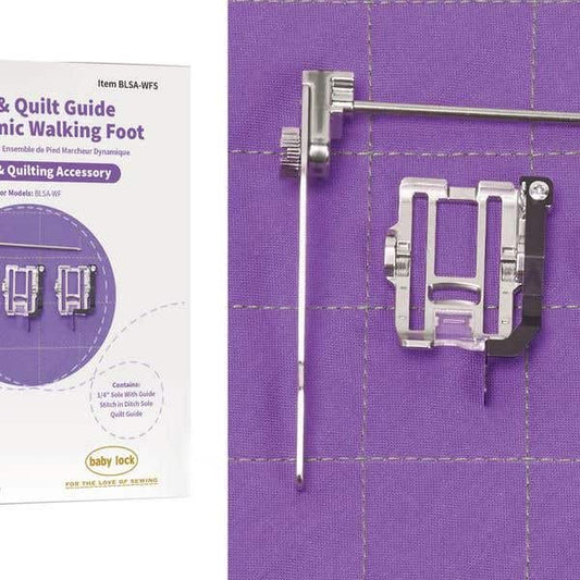 Baby Lock Soles and Quilt Guide for Dynamic Walking Foot