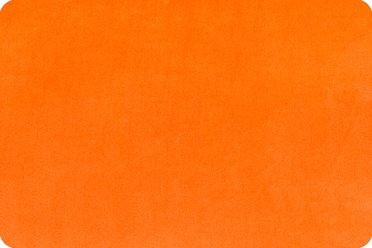 Orange Solid Cuddle - sold by the 1/4 yard