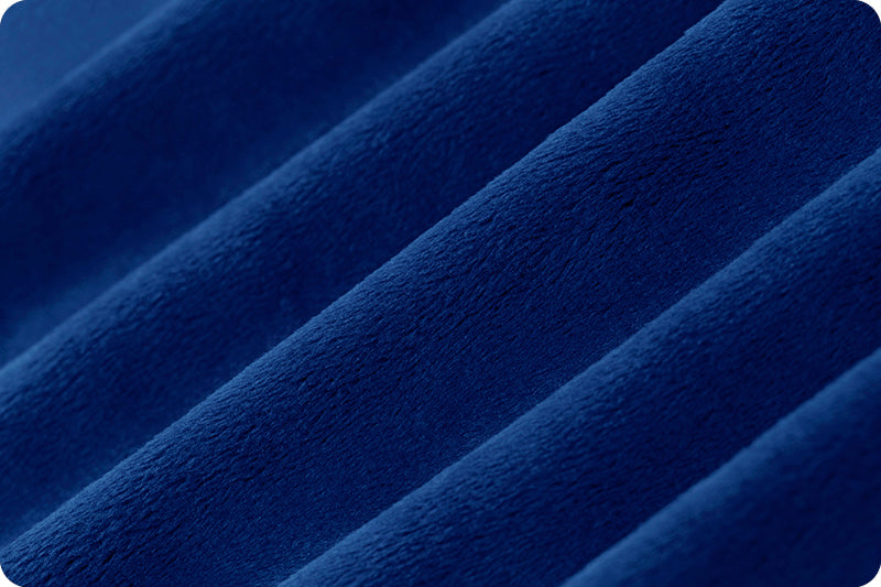 Royal Blue Solid Cuddle - sold by the 1/4 yard