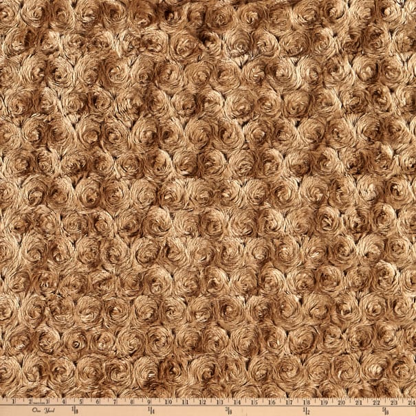 Cappuccino Rose Luxe Cuddle – sold by ¼ yard