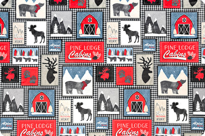 Lodge Patches Digital Cuddle – sold by ¼ yard