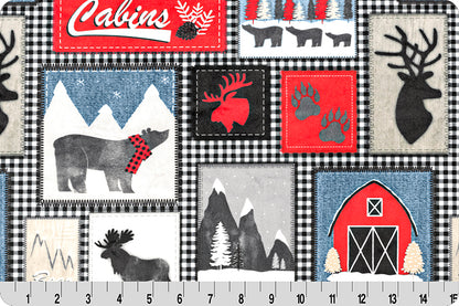 Lodge Patches Digital Cuddle – sold by ¼ yard