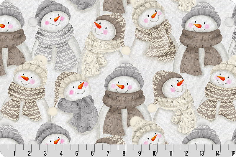 Snow Day Simply Taupe DC Cuddle – sold by ¼ yard