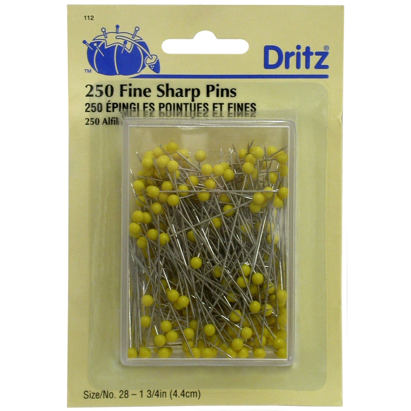 Dritz 250 Fine Pins
