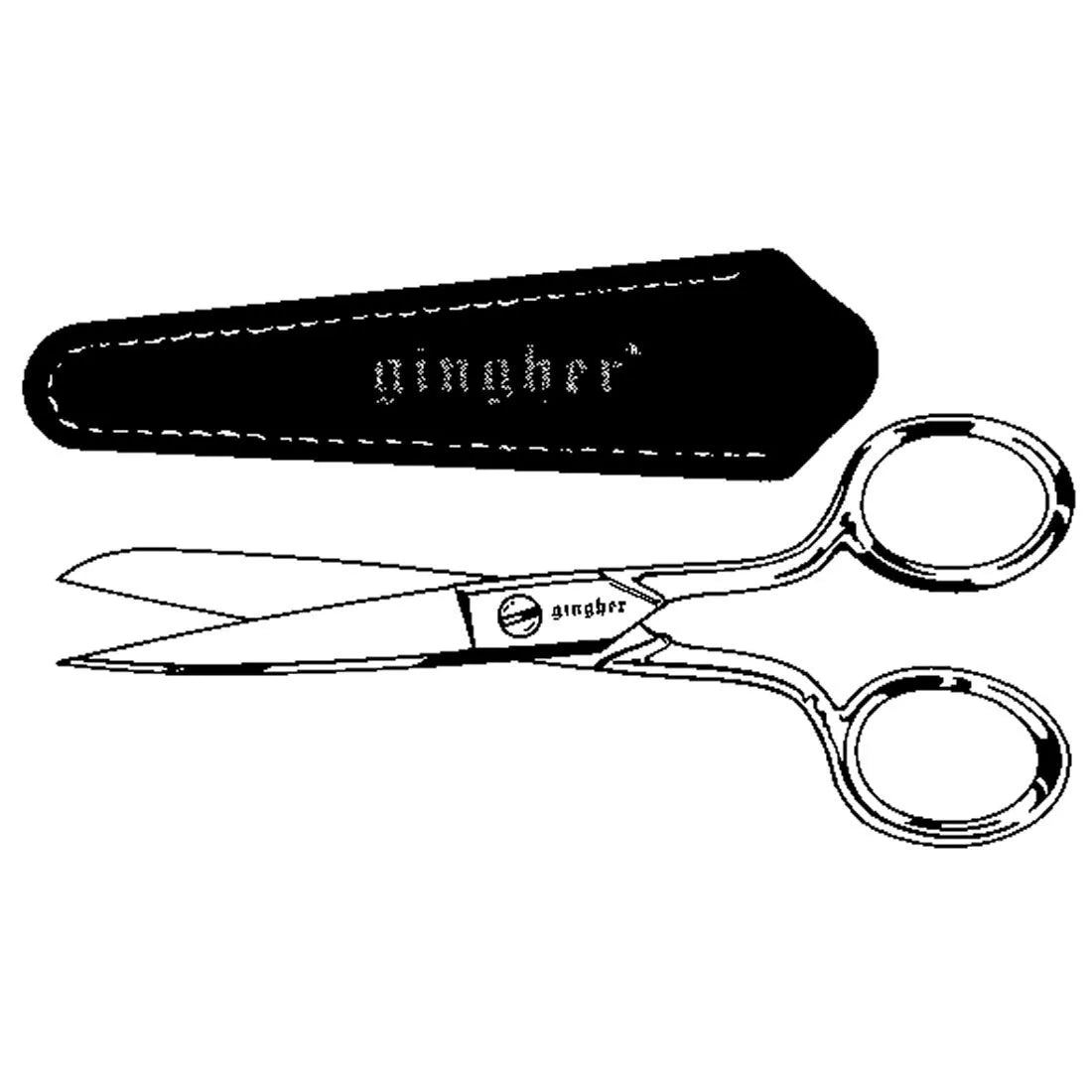 Gingher 5" Knife-Edge Sewing Scissors