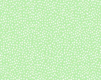 Green Dots Flannel
