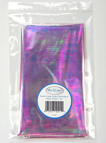 Purely Gates Mylar Embroidery Sheets 3ct.