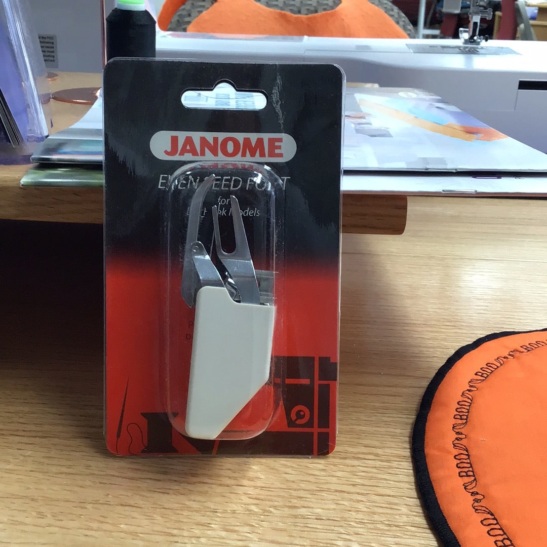 Janome even feed foot for db hook models