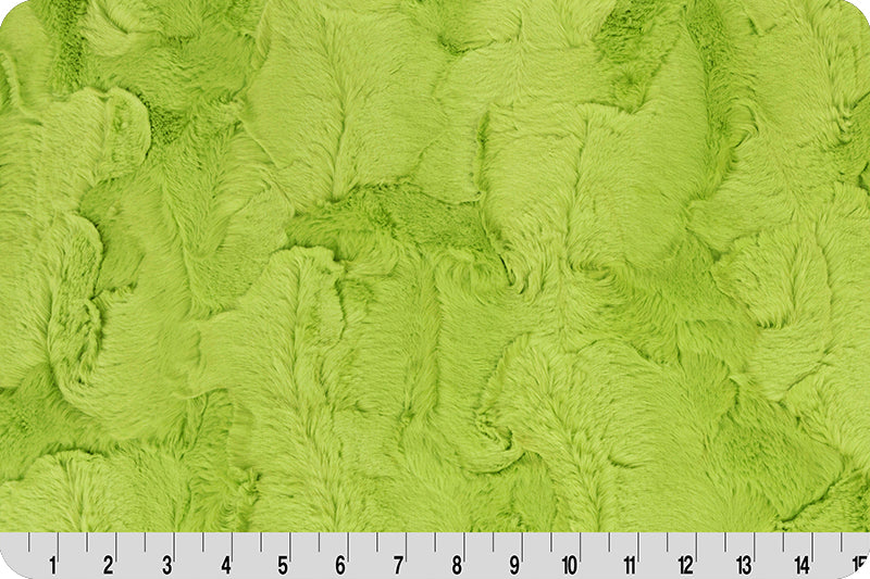 Luxe Cuddle Hide Lime - sold by the 1/4 yard