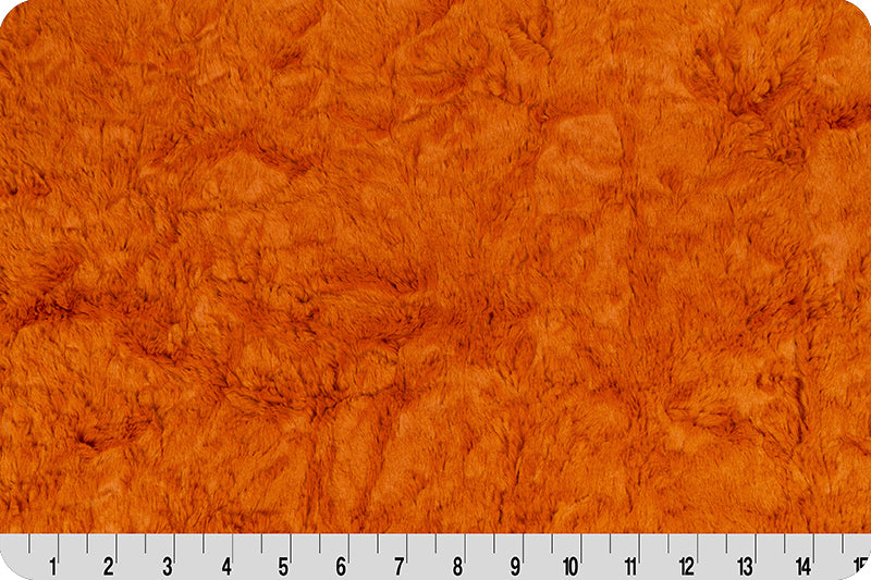 Luxe Cuddle Marble Rust  – sold by ¼ yard