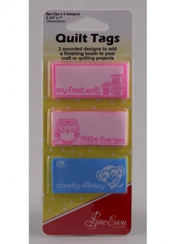 Sew Easy Baby Quilt Tags